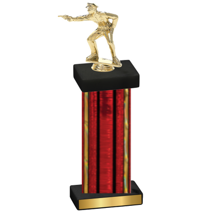 Single Red Glacier Shooter Trophy