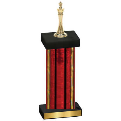 Single Red Glacier Chess Trophy