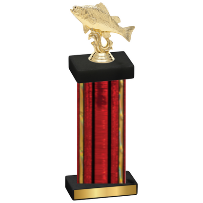 Single Red Glacier Fishing Trophy