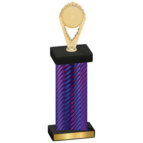 Single Purple Carbon Fiber Insert Trophy