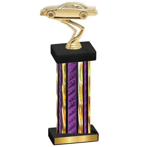 Single Purple Glacier Cars Trophy