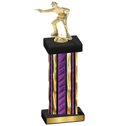 Single Purple Glacier Shooter Trophy