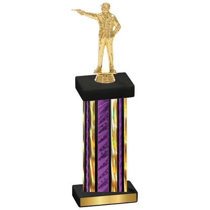 Single Purple Glacier Shooter Trophy