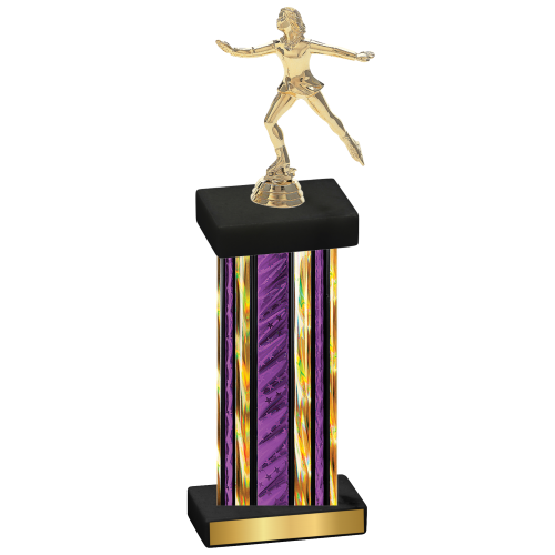 Single Purple Glacier Skater Trophy