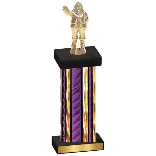 Single Purple Glacier Holiday Trophy