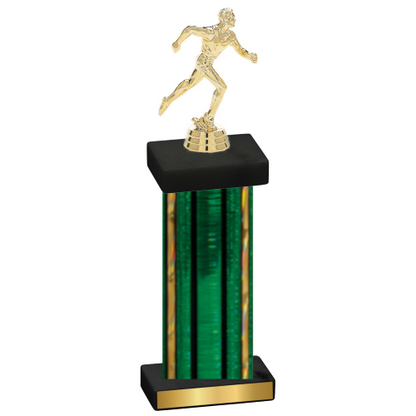 Single Green Glacier Running Trophy