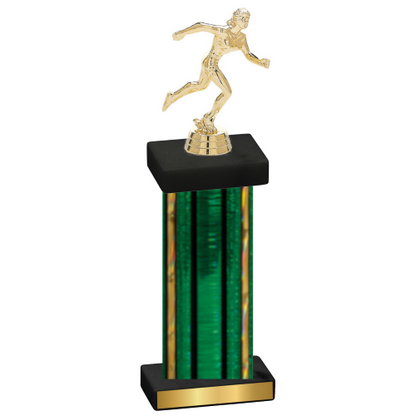 Single Green Glacier Running Trophy