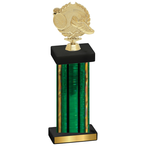 Single Green Glacier Running Trophy