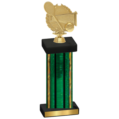 Single Green Glacier Tennis Trophy