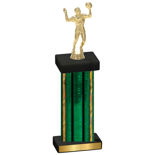 Single Green Glacier Volleyball Trophy