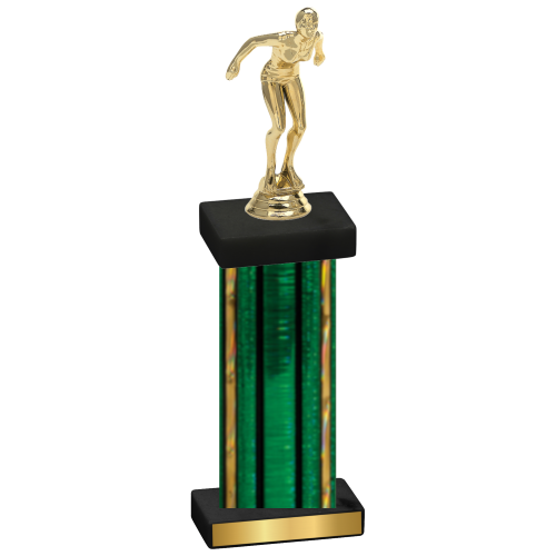 Single Green Glacier Tennis Trophy