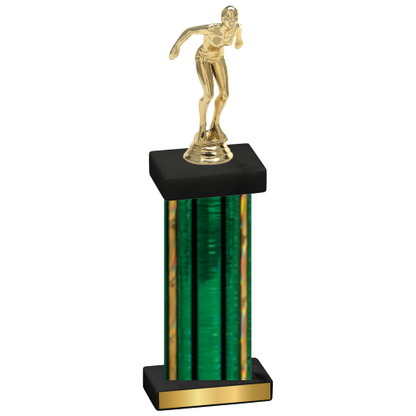 Single Green Glacier Tennis Trophy