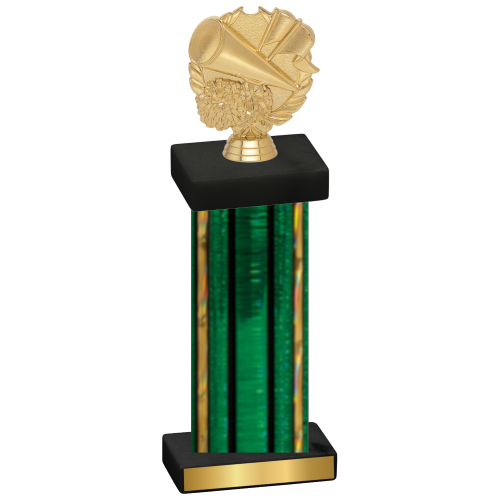 Single Green Glacier Cheerleading Trophy