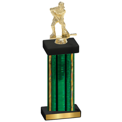 Single Green Glacier Hockey Trophy