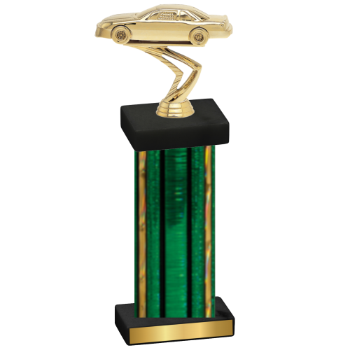 Single Green Glacier Cars Trophy