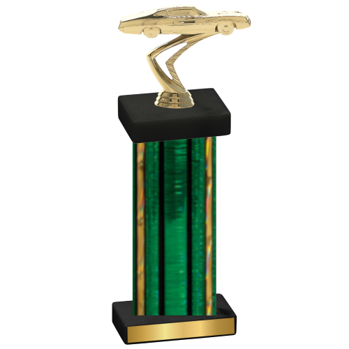 Single Green Glacier Cars Trophy