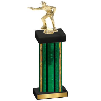 Single Green Glacier Shooter Trophy