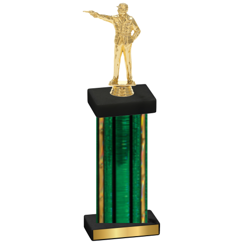 Single Green Glacier Shooter Trophy