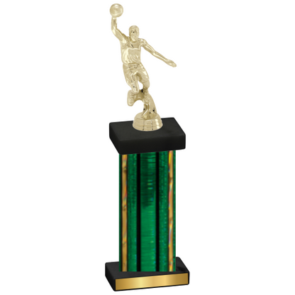 Single Green Glacier Basketball Trophy