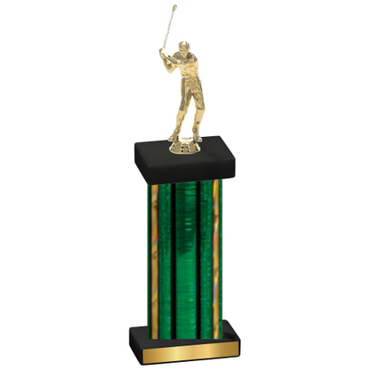 Single Green Glacier Golf Trophy