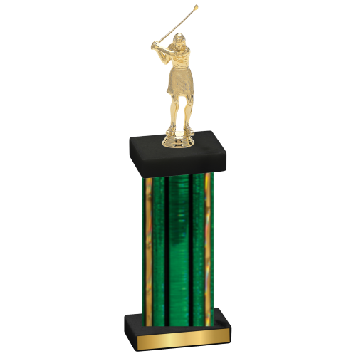 Single Green Glacier Golf Trophy