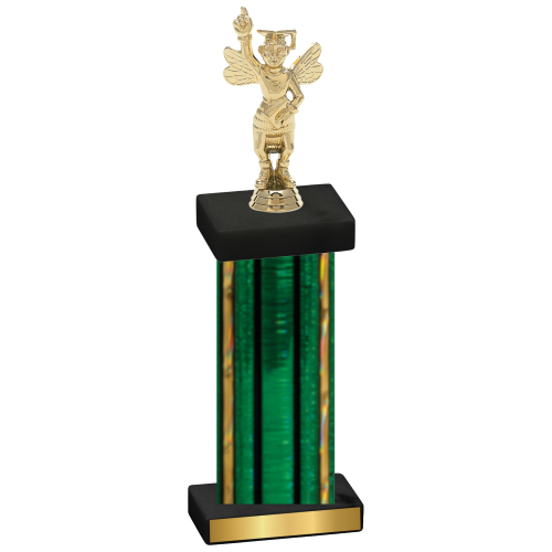 Single Green Glacier Academics Trophy