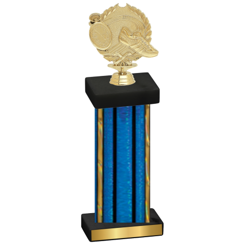 Single Blue Glacier Running Trophy