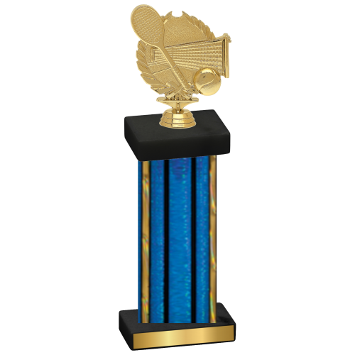 Single Blue Glacier Tennis Trophy