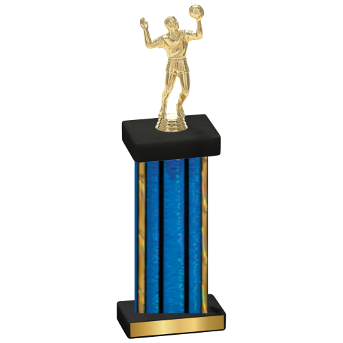 Single Blue Glacier Volleyball Trophy