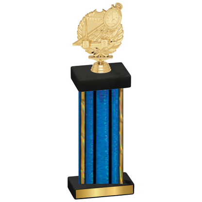 Single Blue Glacier Swimming Trophy