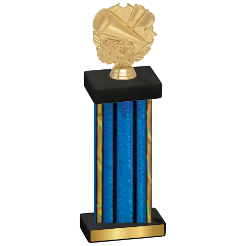 Single Blue Glacier Cheerleading Trophy