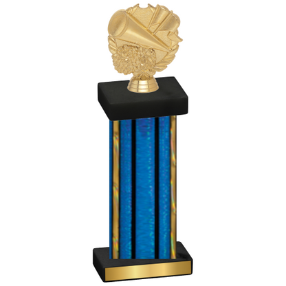 Single Blue Glacier Cheerleading Trophy