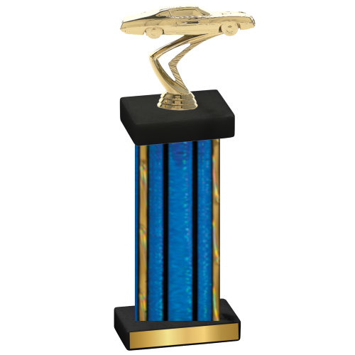 Single Blue Glacier Cars Trophy