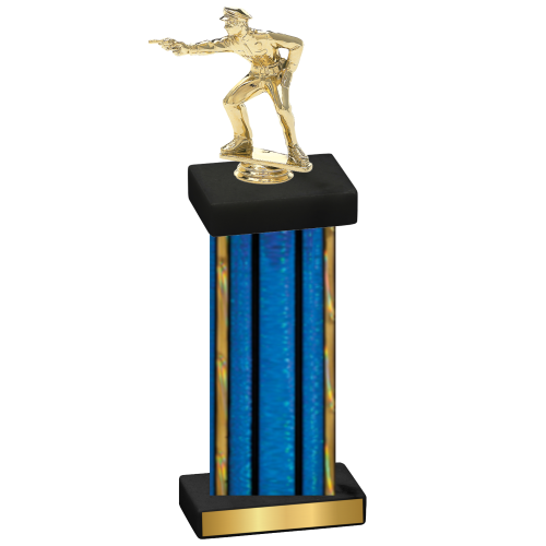 Single Blue Glacier Shooter Trophy