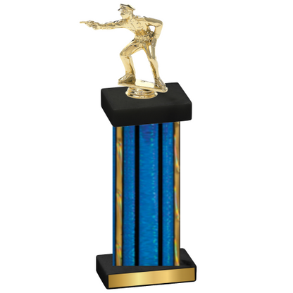 Single Blue Glacier Shooter Trophy