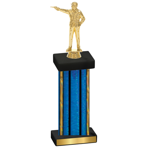 Single Blue Glacier Shooter Trophy