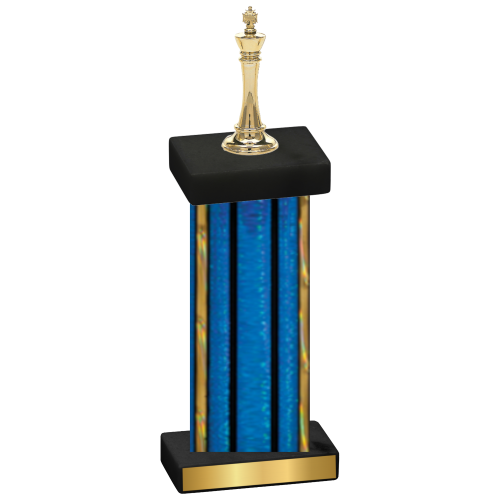 Single Blue Glacier Chess Trophy