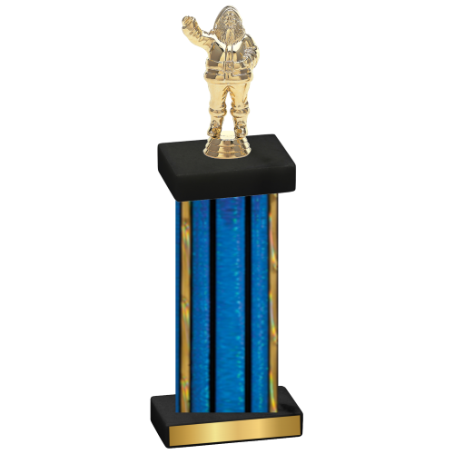 Single Blue Glacier Holiday Trophy