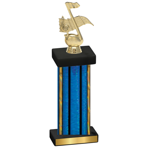 Single Blue Glacier Music Trophy