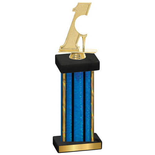 Single Blue Glacier Golf Trophy