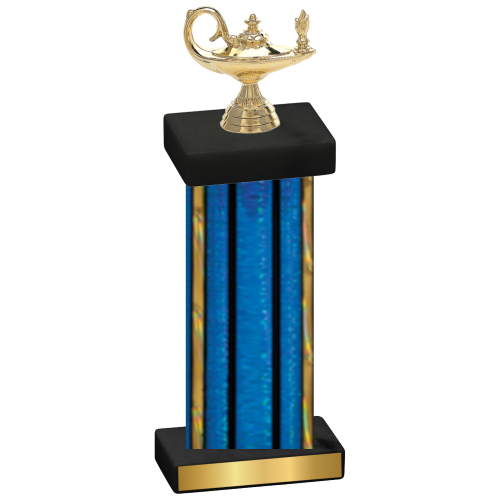 Single Blue Glacier Academics Trophy