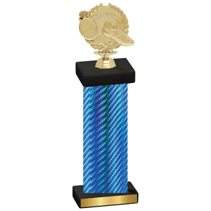 Single Blue Carbon Fiber Running Trophy