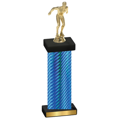 Single Blue Carbon Fiber Swimming Trophy