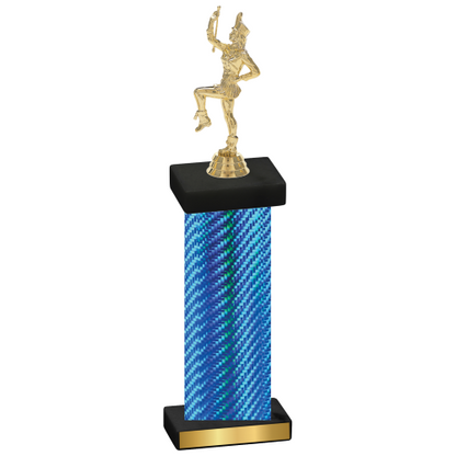 Single Blue Carbon Fiber Majorette Trophy