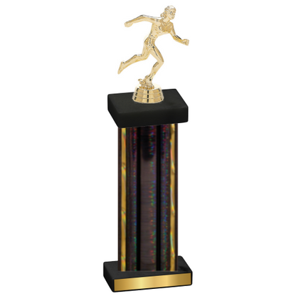 Single Black Glacier Running Trophy