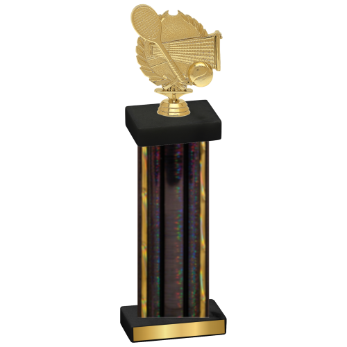 Single Black Glacier Tennis Trophy