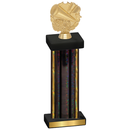 Single Black Glacier Cheerleading Trophy