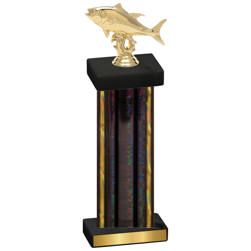 Single Black Glacier Fishing Trophy