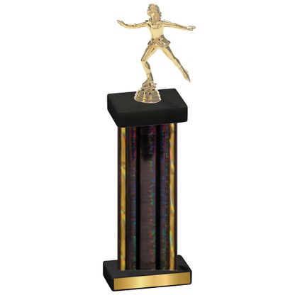 Single Black Glacier Skater Trophy