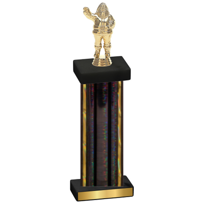 Single Black Glacier Holiday Trophy